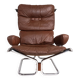 Westnofa Wing Leather Armchair by Harald Relling, 1970