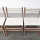Mid-century Danish Safari dining chairs by Peter Ole Schiønning for Niels Eilersen, set of 6.
