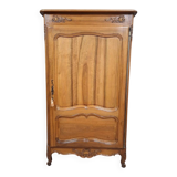 Louis XV style wardrobe in solid wood.