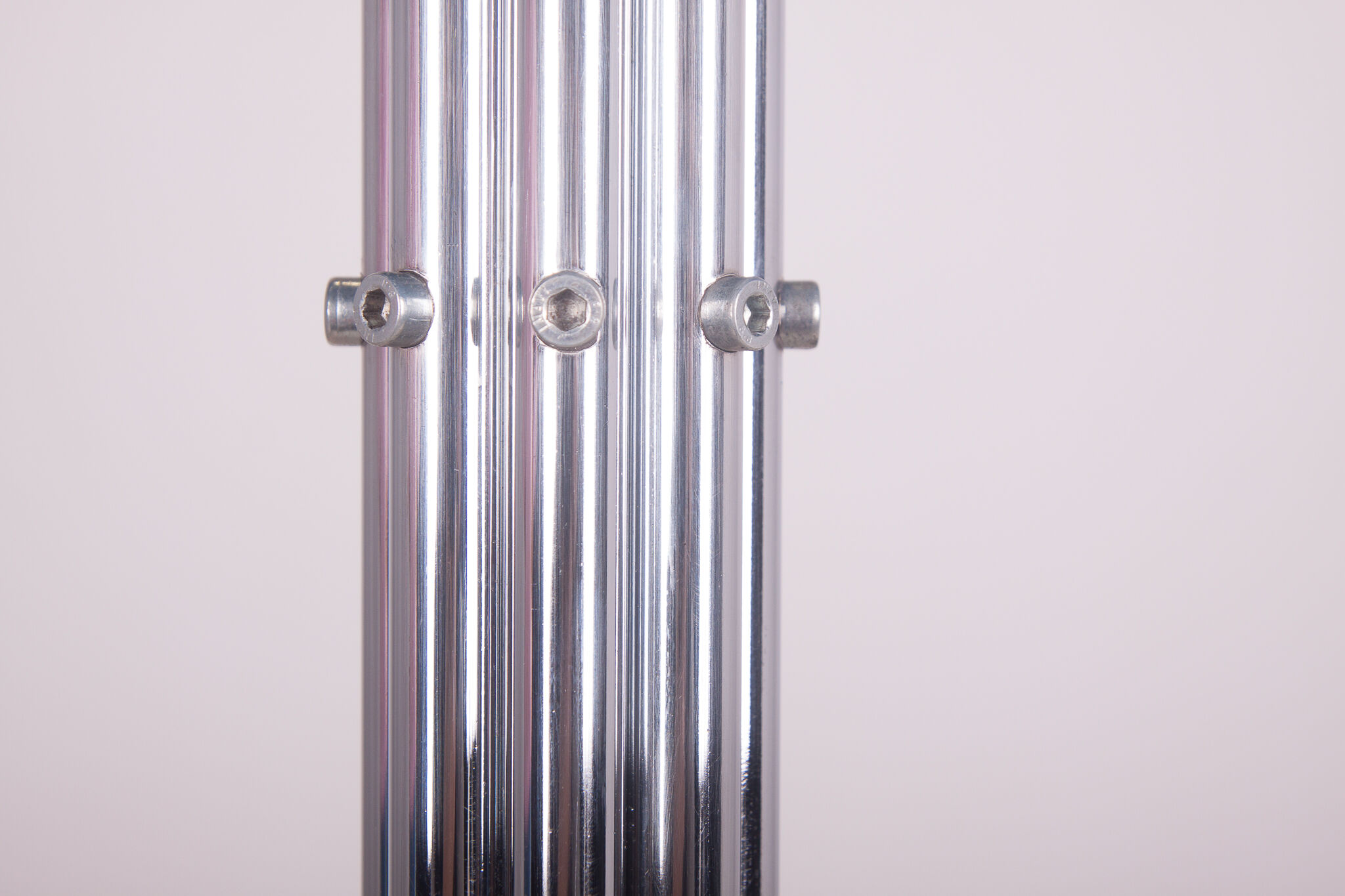 Chromed steel coat rack coat tree by sidse werner for fritz hansen, 1990s