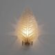 Pair of Barovier Style Mid-Century Modern Murano Glass Gold Leaf Sconces