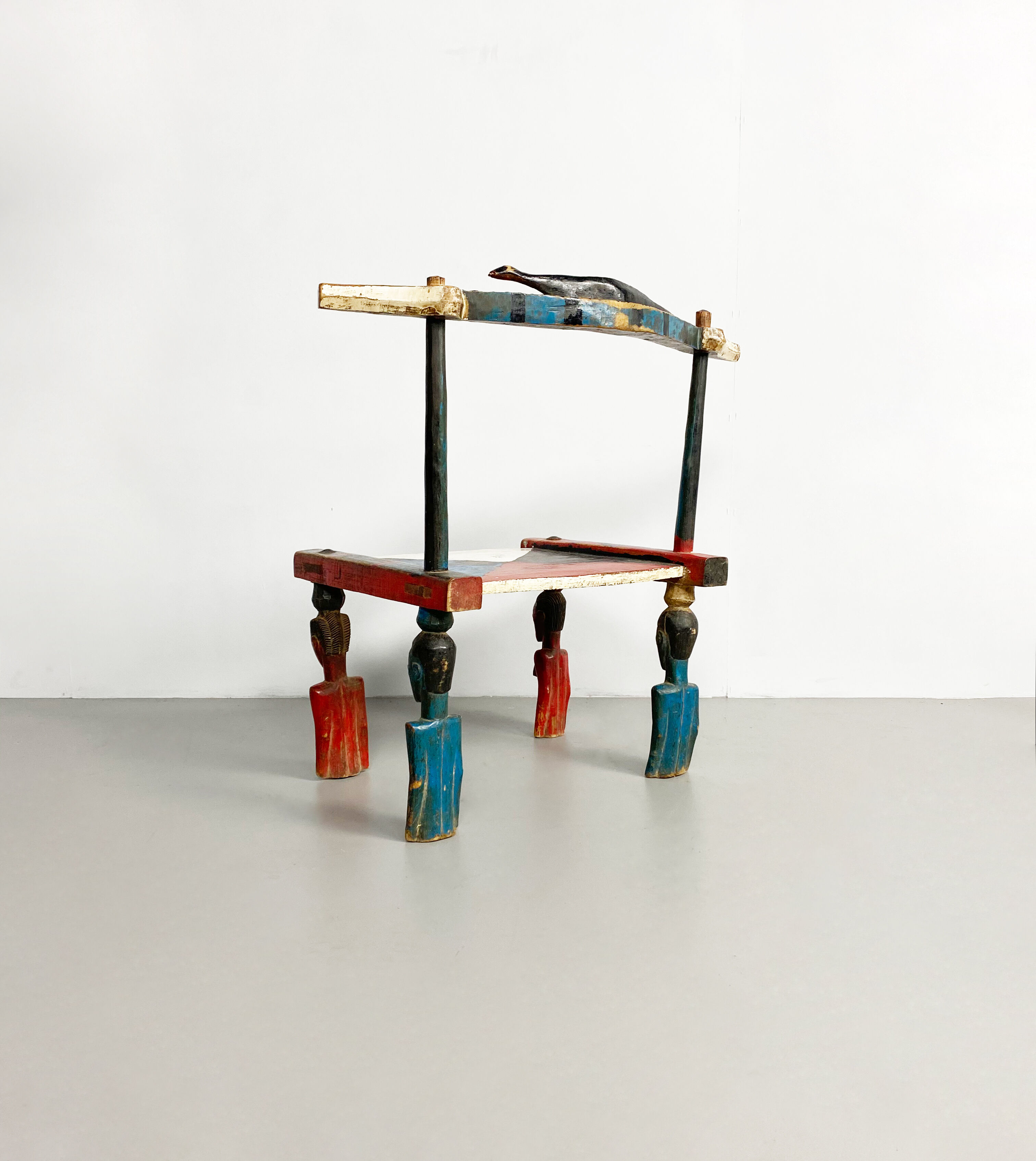 Vintage Senufo Chair, Côte d'Ivoire, c.1980