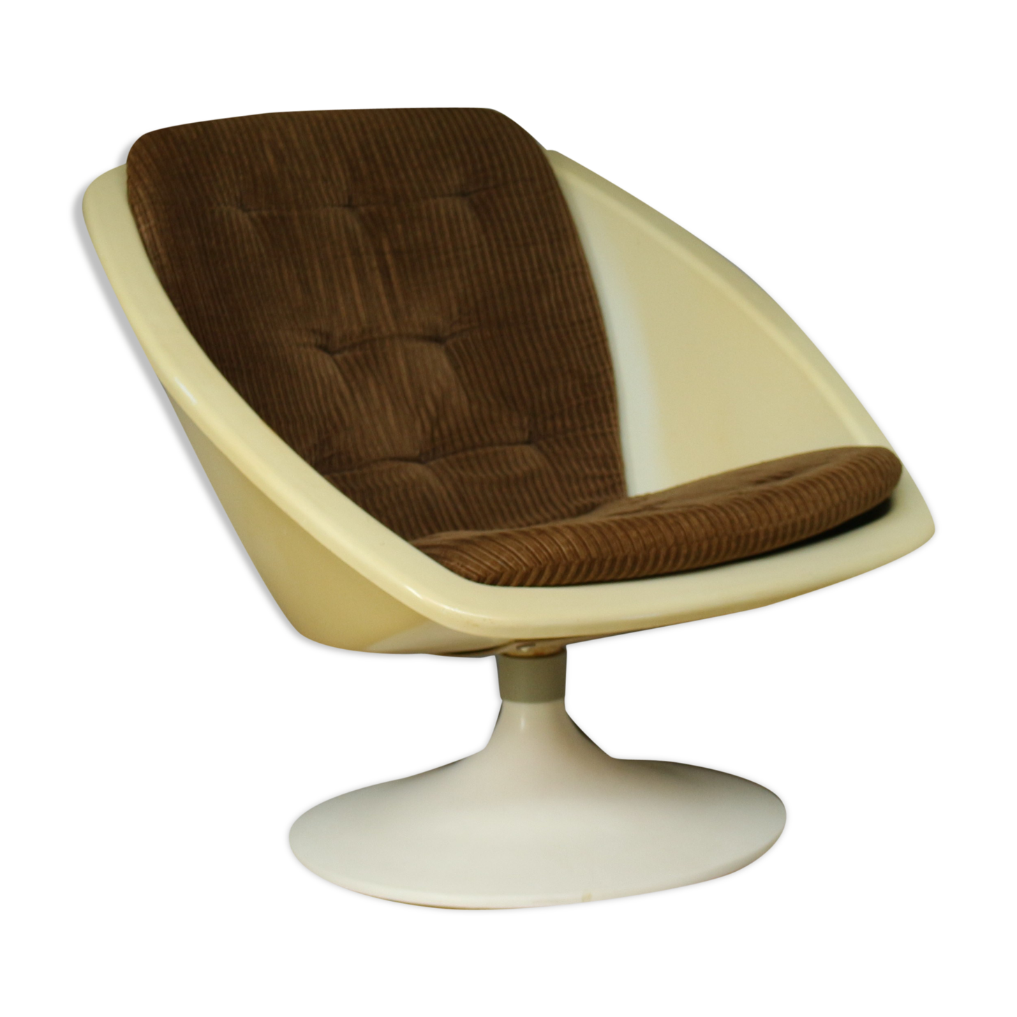 Space age plastic armchair