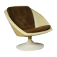Space age plastic armchair