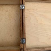 Worker - sewing box on vintage wooden legs - 3 floors