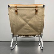 JK 720 lounge chair, cognac-coloured leather, by Jørgen Kastholm for Kill International, 1970s