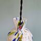 Duo de suspensions en verre soufflé multicolore, Murano, 1950-60