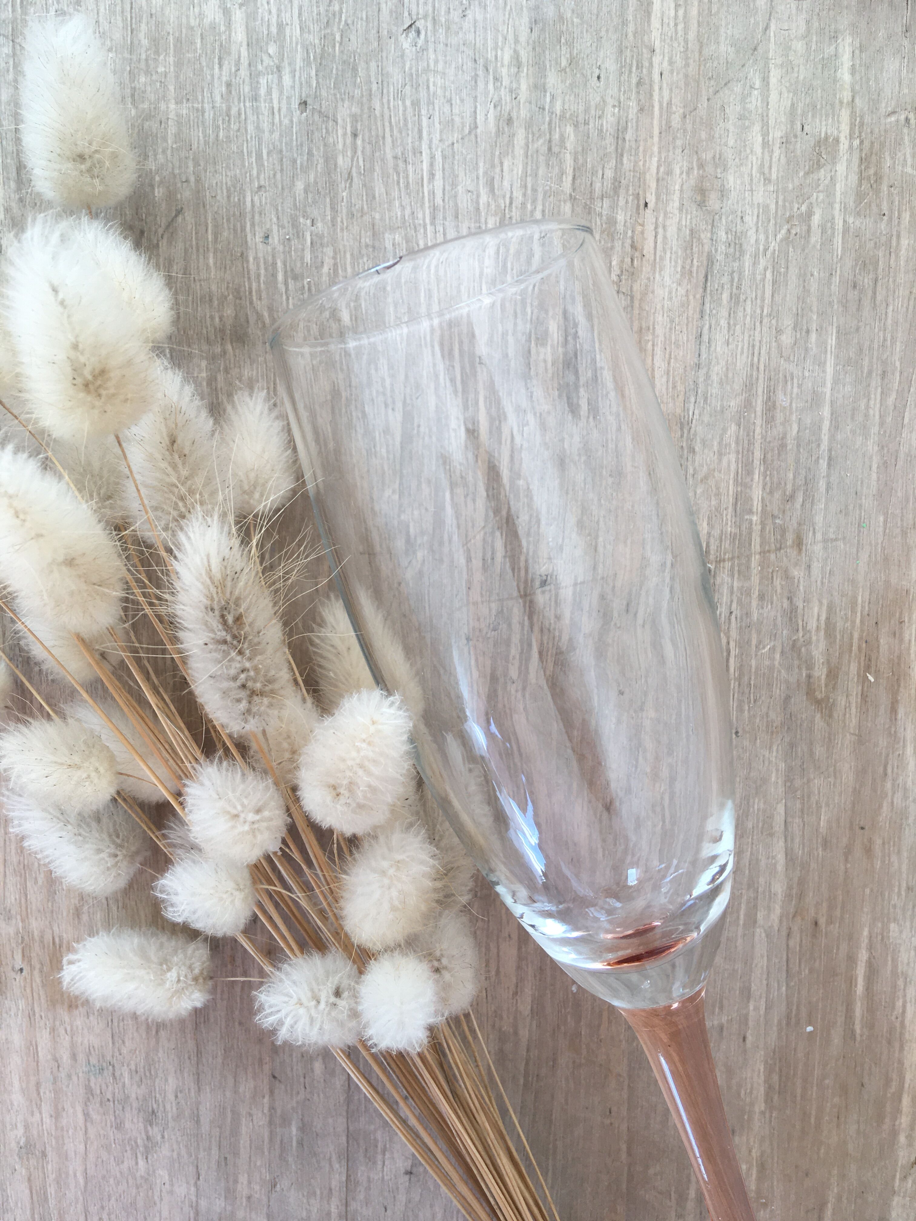 Champagne flutes Luminarc pied rose