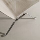 Vintage Danish PK22 Armchairs in Beige Canvas by Poul Kjaerholm, 1990s