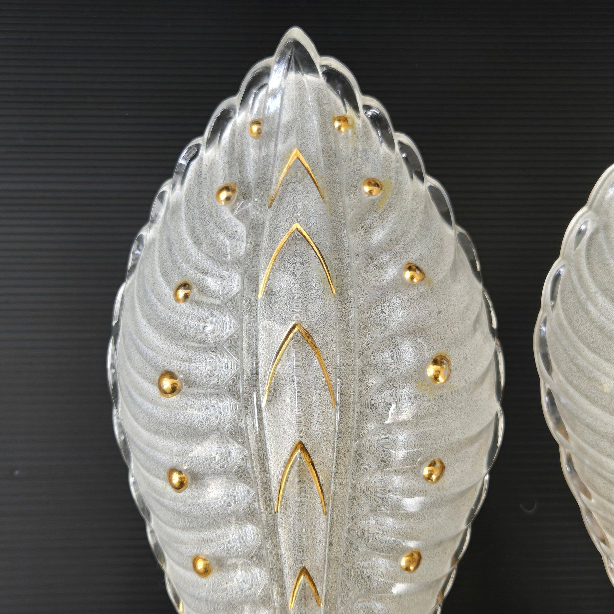 Paire d'appliques 1950 vintage
