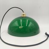 Green opaline pendant light