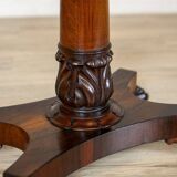 Fold-Out Rosewood Card Table, 1920s