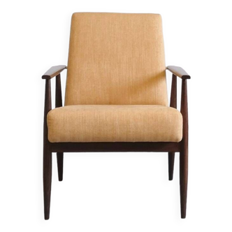 1960 Henryk Lis Mid Century Armchair in Yellow