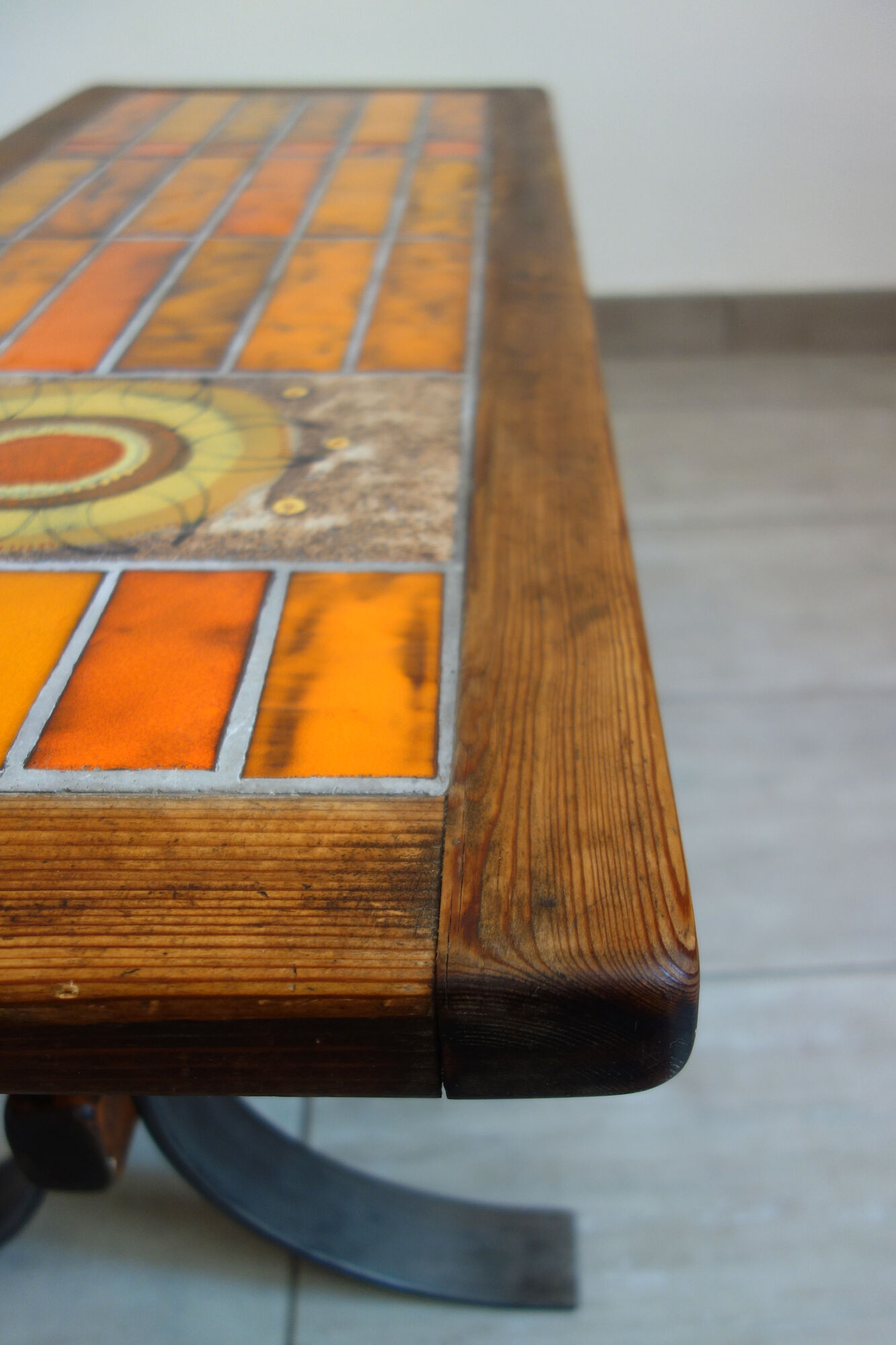 70s ceramic coffee table