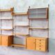 Mid-Century Modular Teak Wall Unit by John Texmon for Blindheim Mobelfabrik, Norway,  1960s