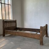 Brutalist Aranjou elm bed