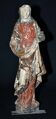 Polychrome wooden sculpture representing the Virgin, 17th century
