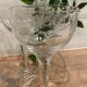 Set of 5 engraved glasses