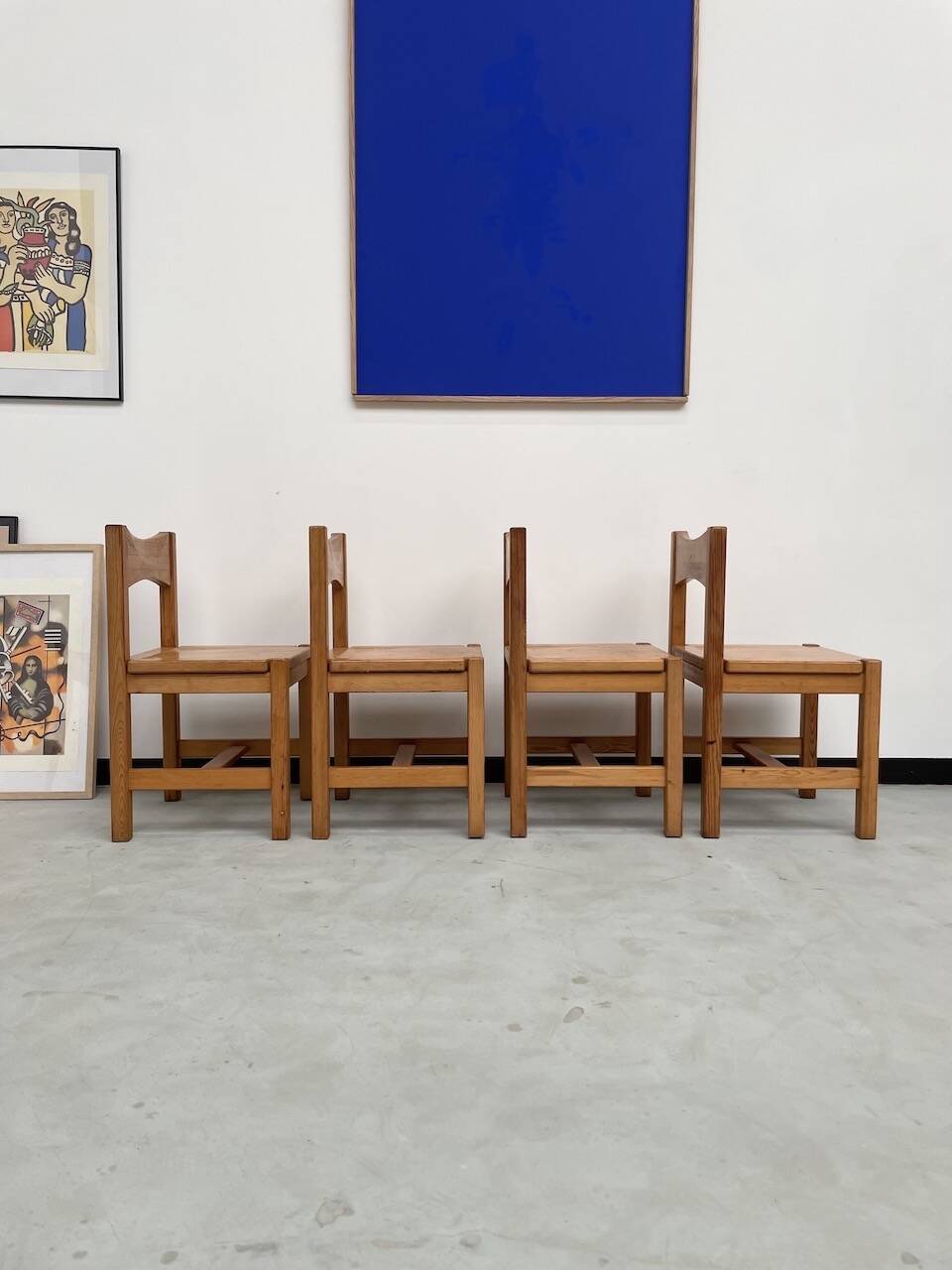 Table pin et chaises « hongisto » Ilmari Tapiovaara
