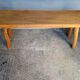 Bench 100 cm old solid wood patinated