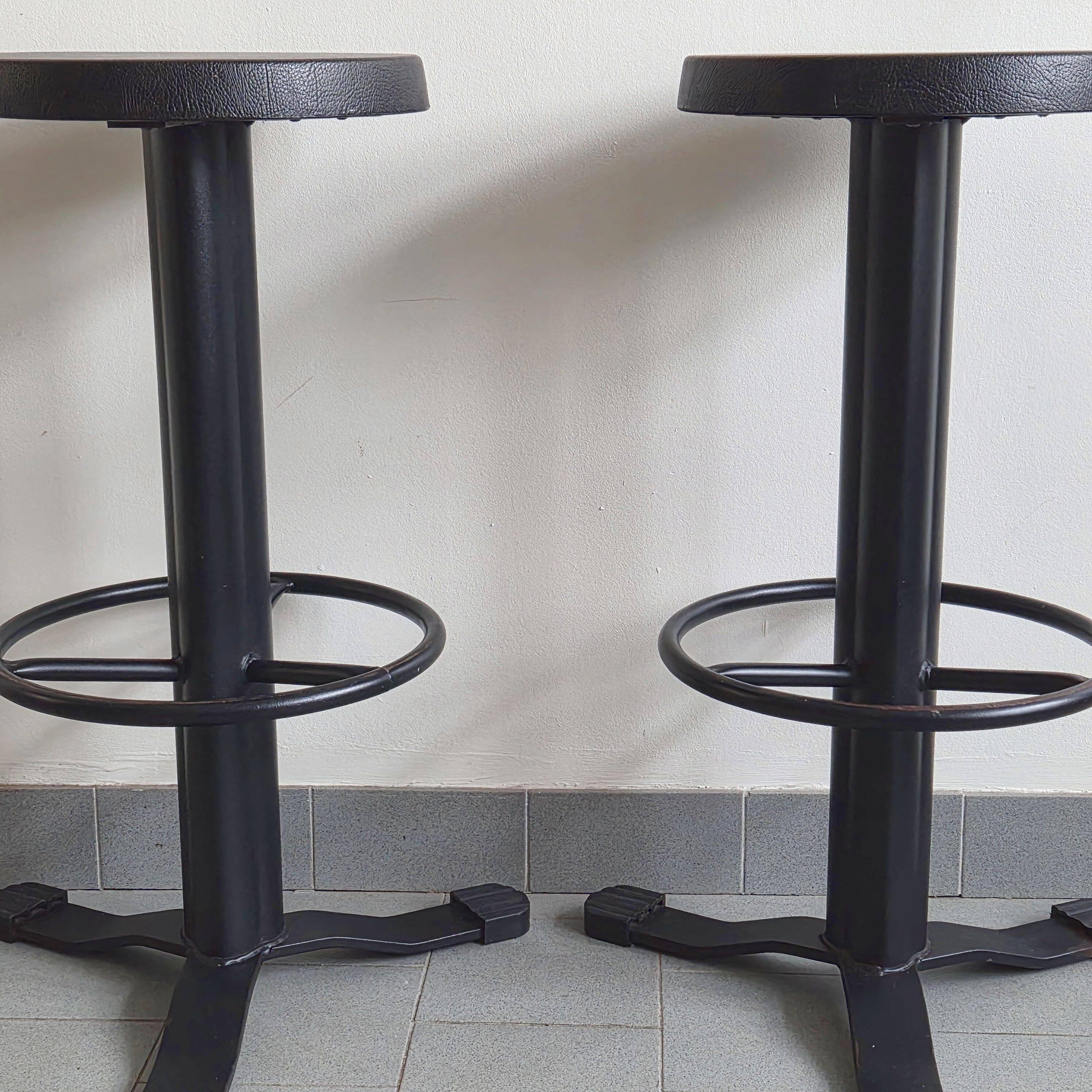 Pair of vintage stools 1980