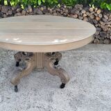 Oval dining table in the Napoleon III style