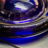 Glass ashtray by Enzo Mari for Danese Year 1980
