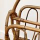 Rattan magazine rack