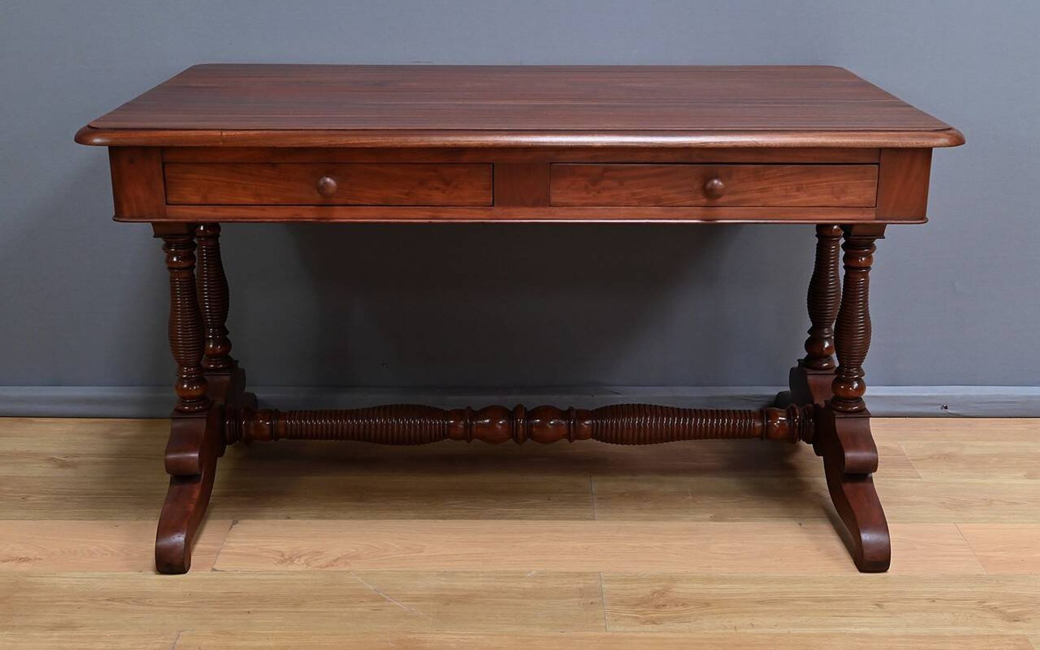 Table Bureau en Acajou, époque Louis-Philippe – 1ère moitié XIXe