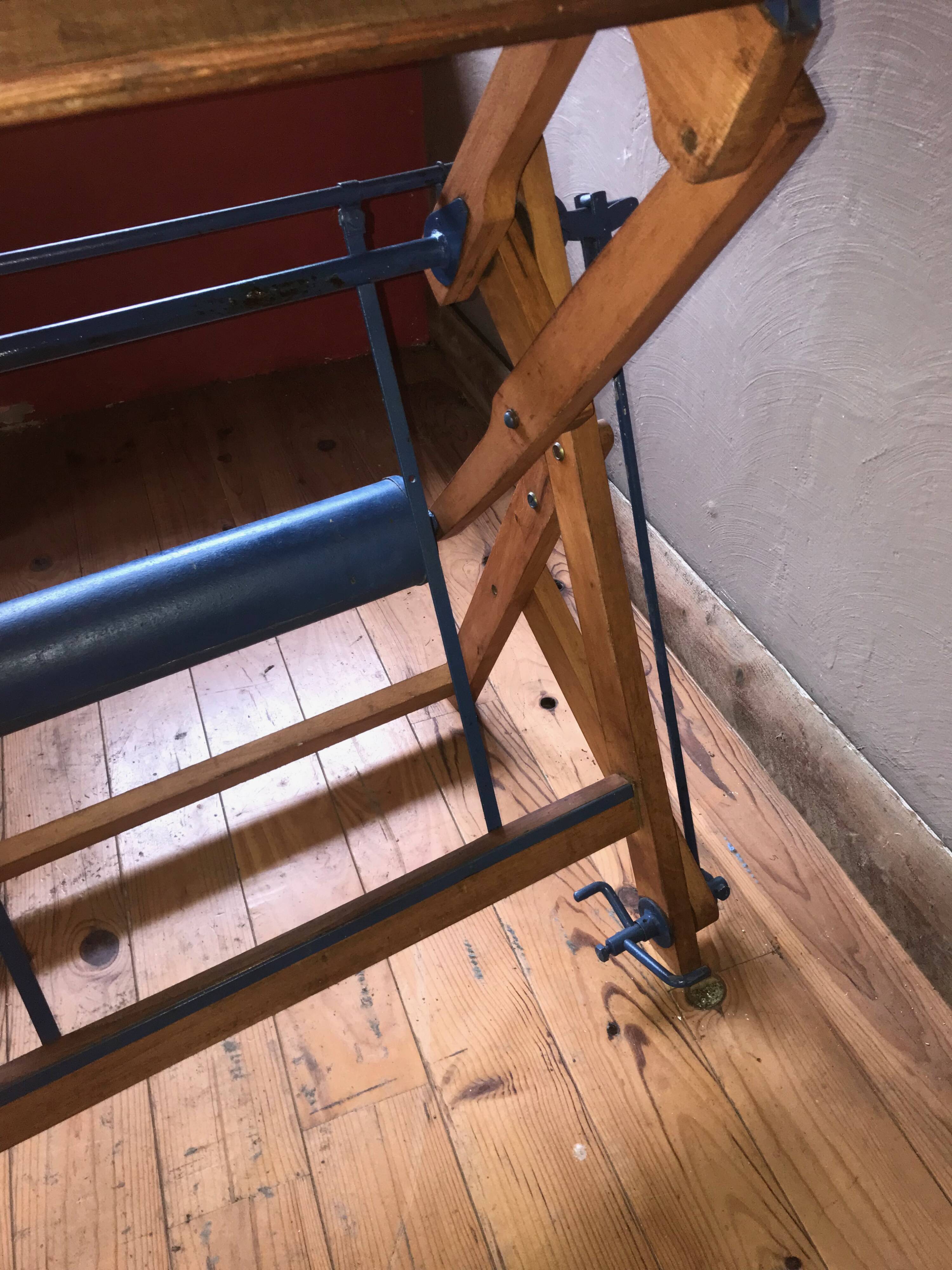 wooden architect's purpose table