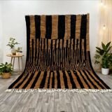 Traditional handmade pure wool beni ourain rug, size 1.5/2.5 m.