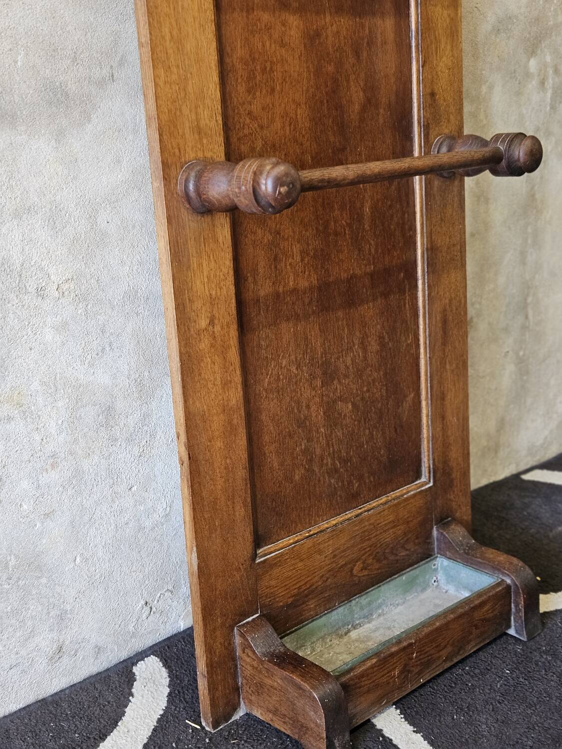 Coat rack, 1930s cloakroom