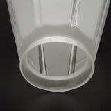 French Vintage Art Deco Replacement Shade With Grooved Abstract Design 0184