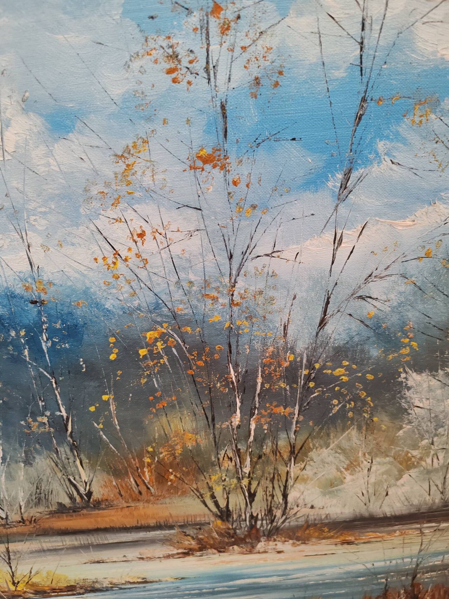 Huile sur toile