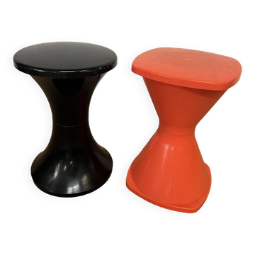 Pair of vintage Tam Tam & Pola stools