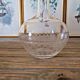 Guilloché crystal wine carafe (engraved) - early 1900s