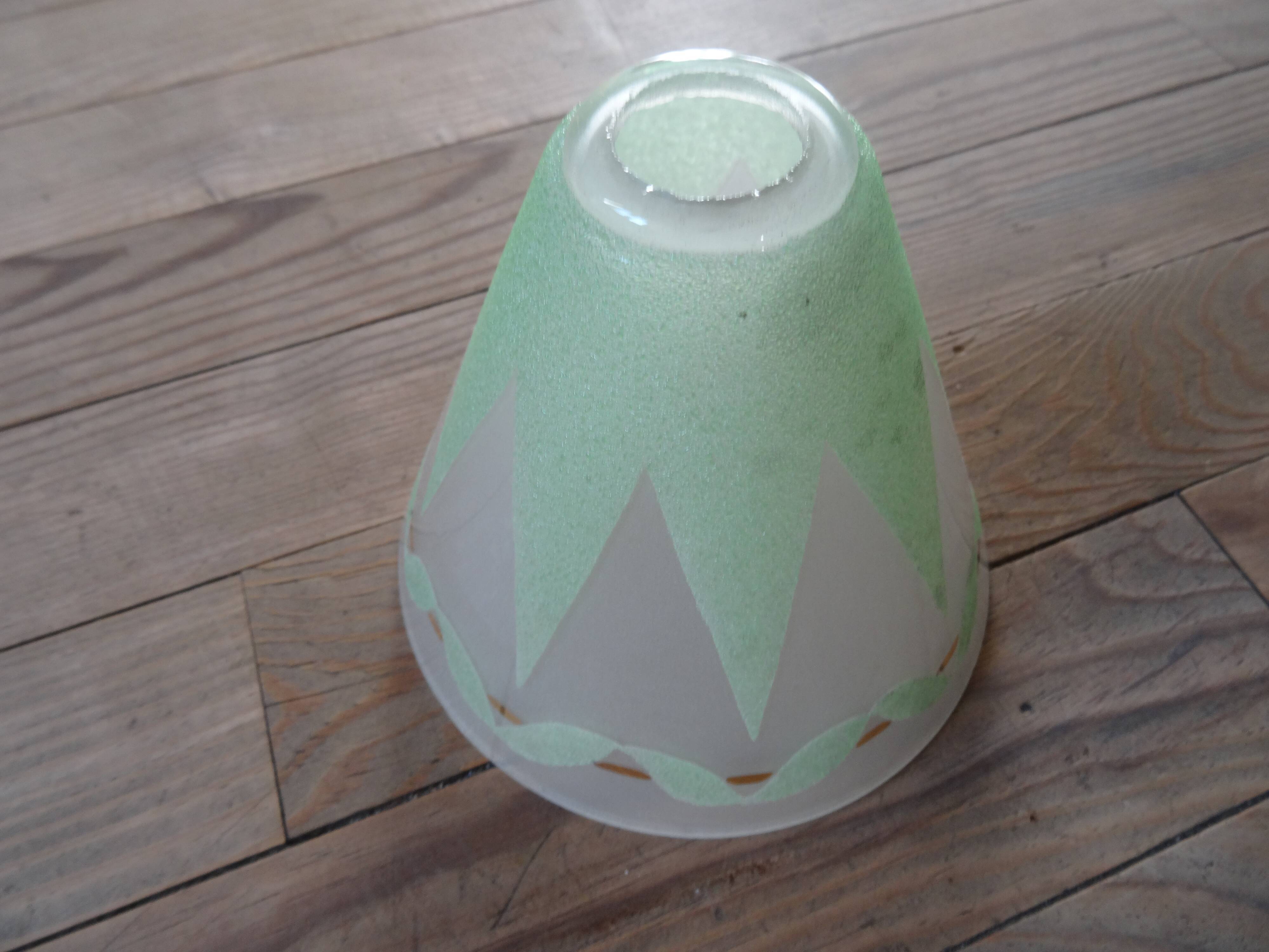 Conical glass day abatat 50s