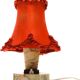 Art Deco stone table lamp, Czechoslovakia, 1930s