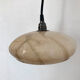 Marbled beige opaline pendant lamp