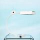 Vintage arc table lamp, 60s/70s Memphis desk lamp.