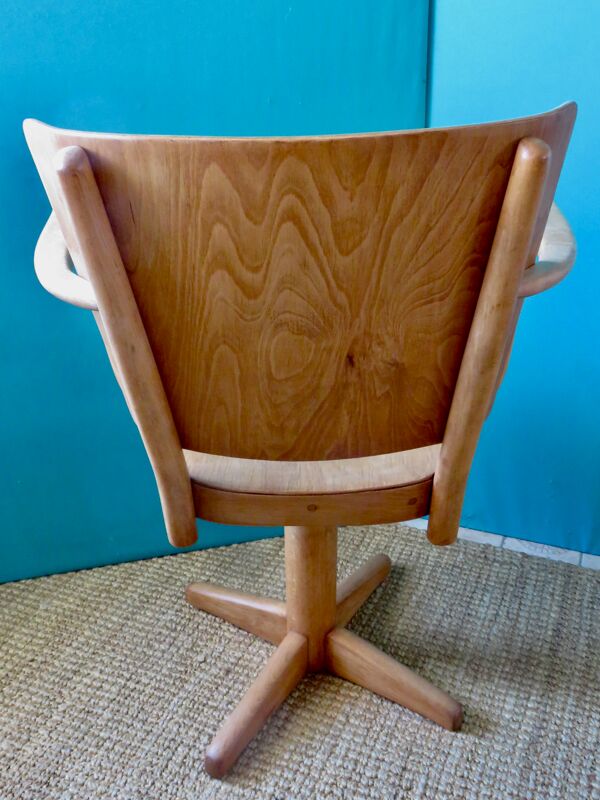 Fauteuil de bureau tournant de Manus Stephensen pour Fritz Hansen. Danemark 1940