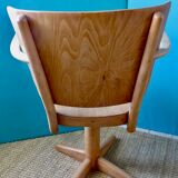 Manus Stephensen revolving office chair for Fritz Hansen. Denmark 1940