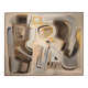 Large abstract oil on canvas dated 1969 - Henri Larriere (1935-2024)