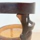 Chaise ancienne de style Louis Philippe en bois et cannage