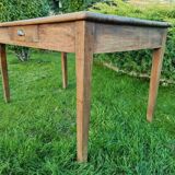 Antique farmers table French kitchen table walnut
