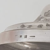 Pair of old candlesticks silver metal Christopfle