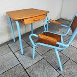 Children's desk and armchair