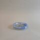 Vintage blue speckled glass empty pocket