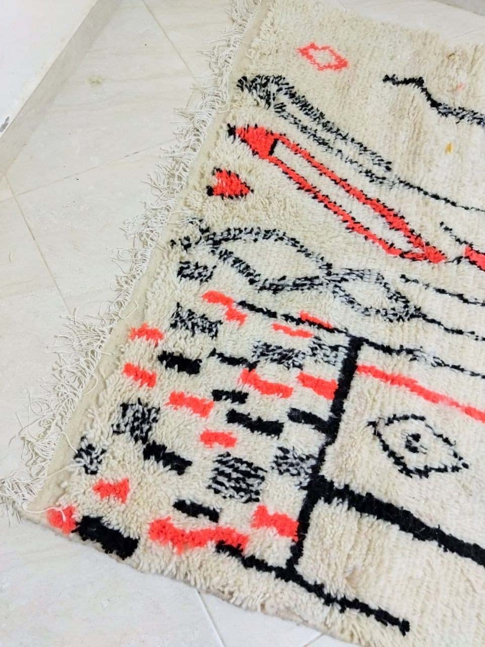 Moroccan berber carpet 232x145cm