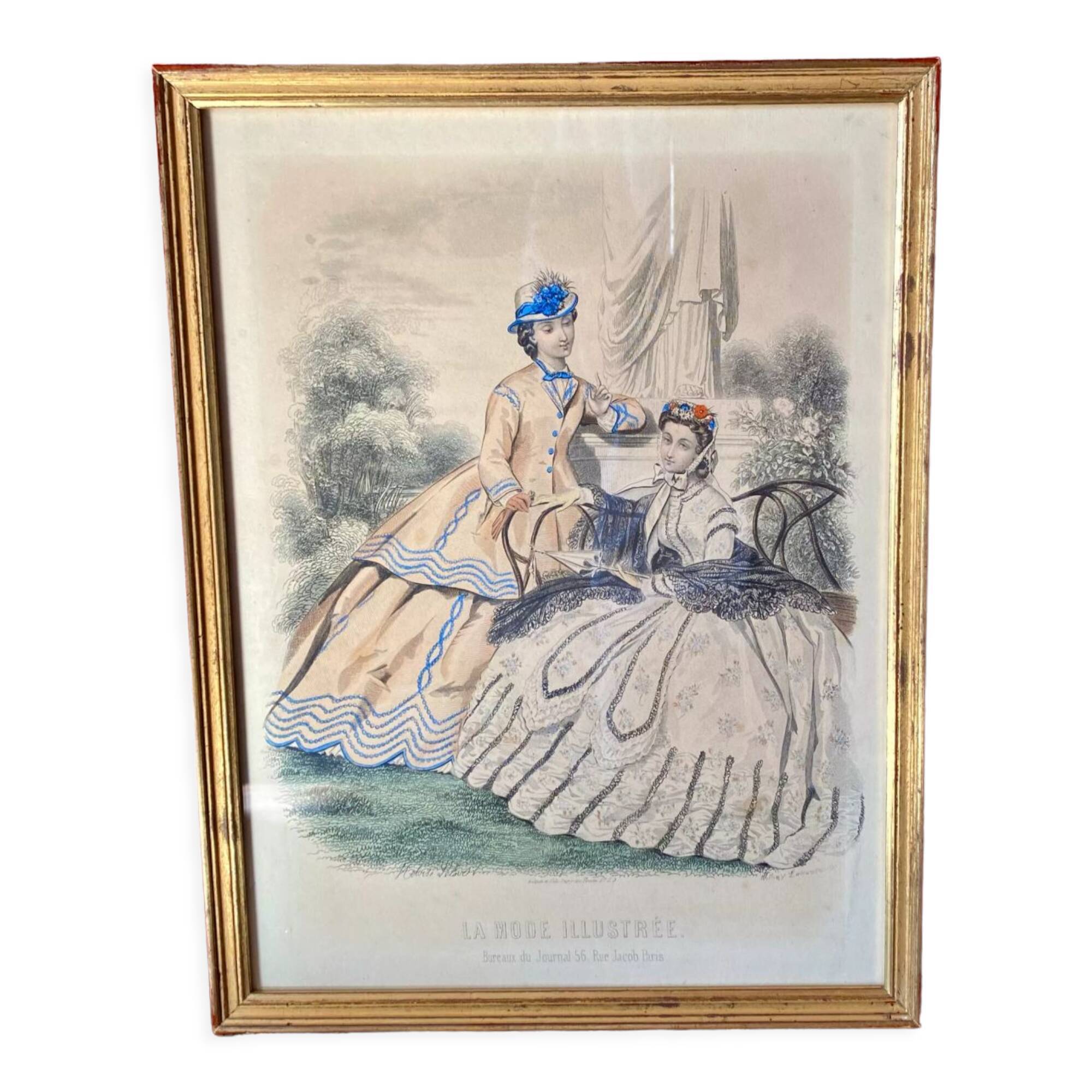 Gravure « La mode illustrée » Héloïse Leloir